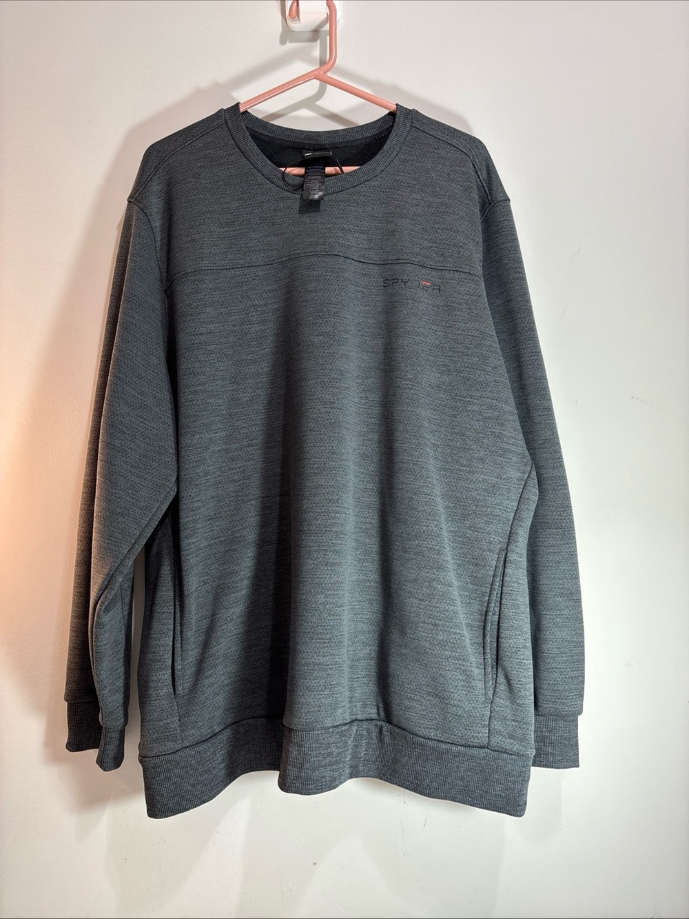 Spyder Activewear Men's Crewneck Sweater - Grey. 1244